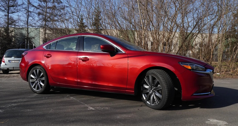 Mazda 6 cena 79000 przebieg: 99000, rok produkcji 2018 z Warszawa małe 37